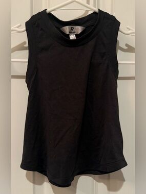 Charcoal Gray/Black Runway Racerback Tank Top